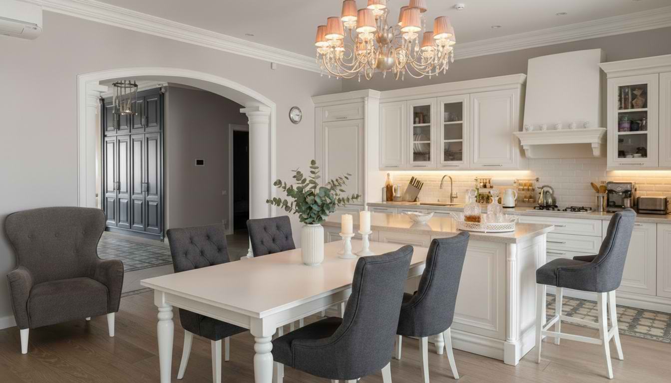 Коттедж в Валерьяново Кухня