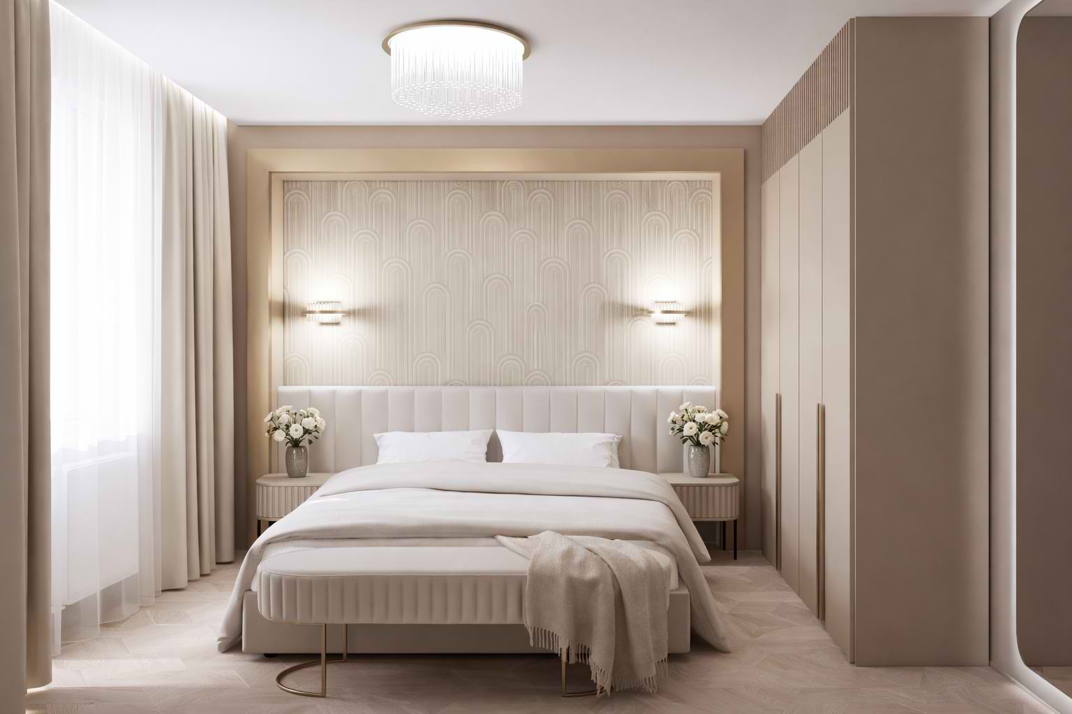 Квартира на Беды Спальня