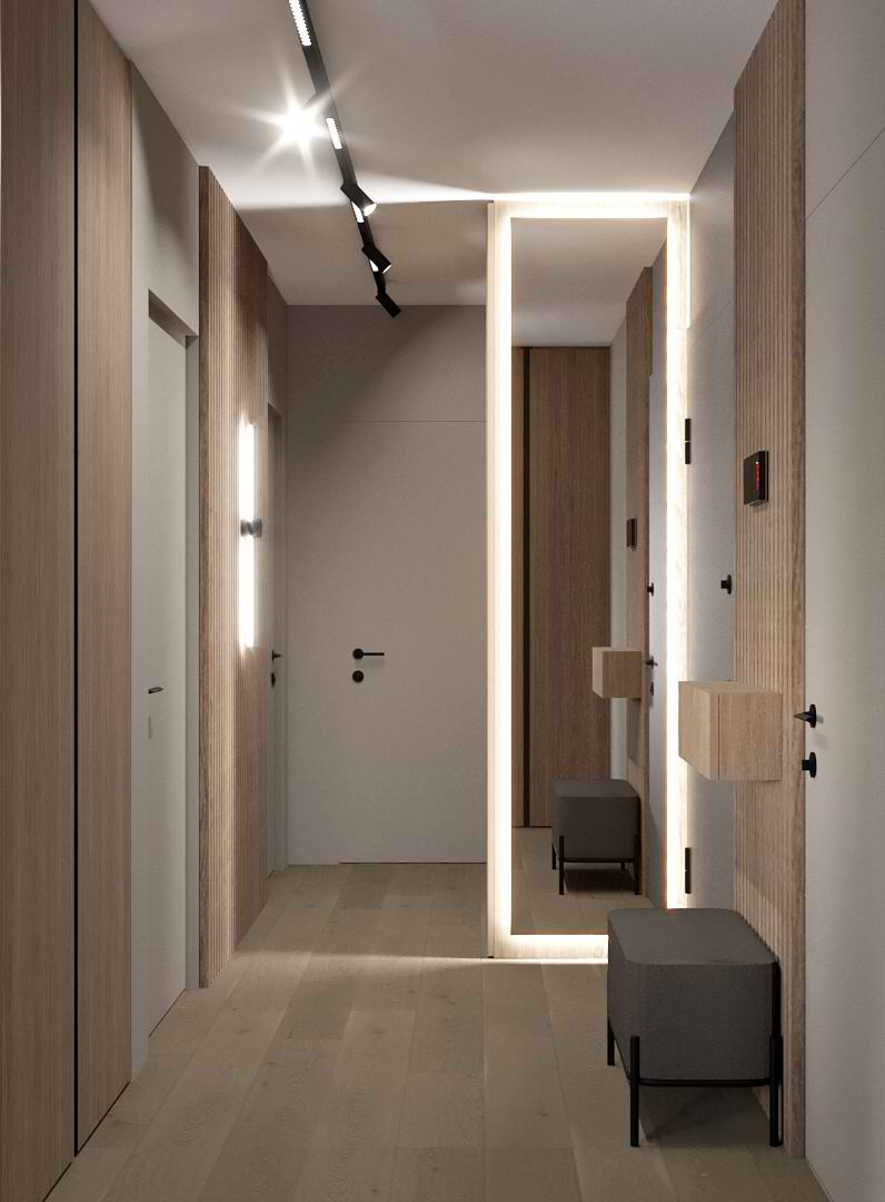 Квартира в Варшаве Прихожая