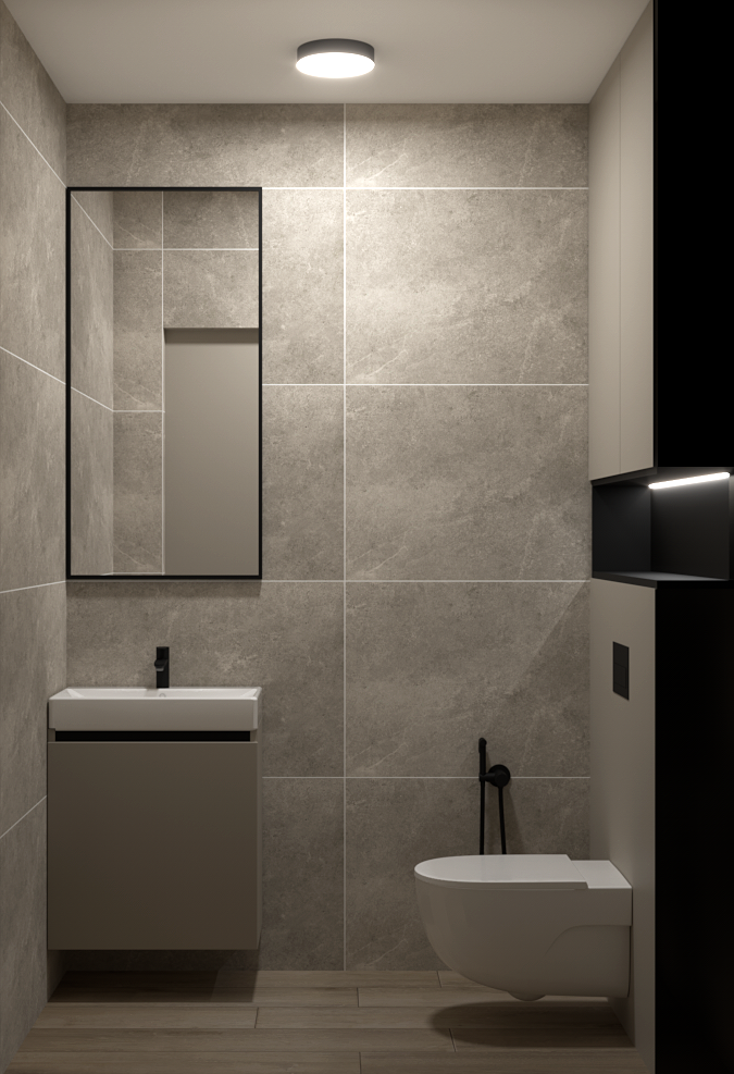 Квартира в Варшаве Туалет