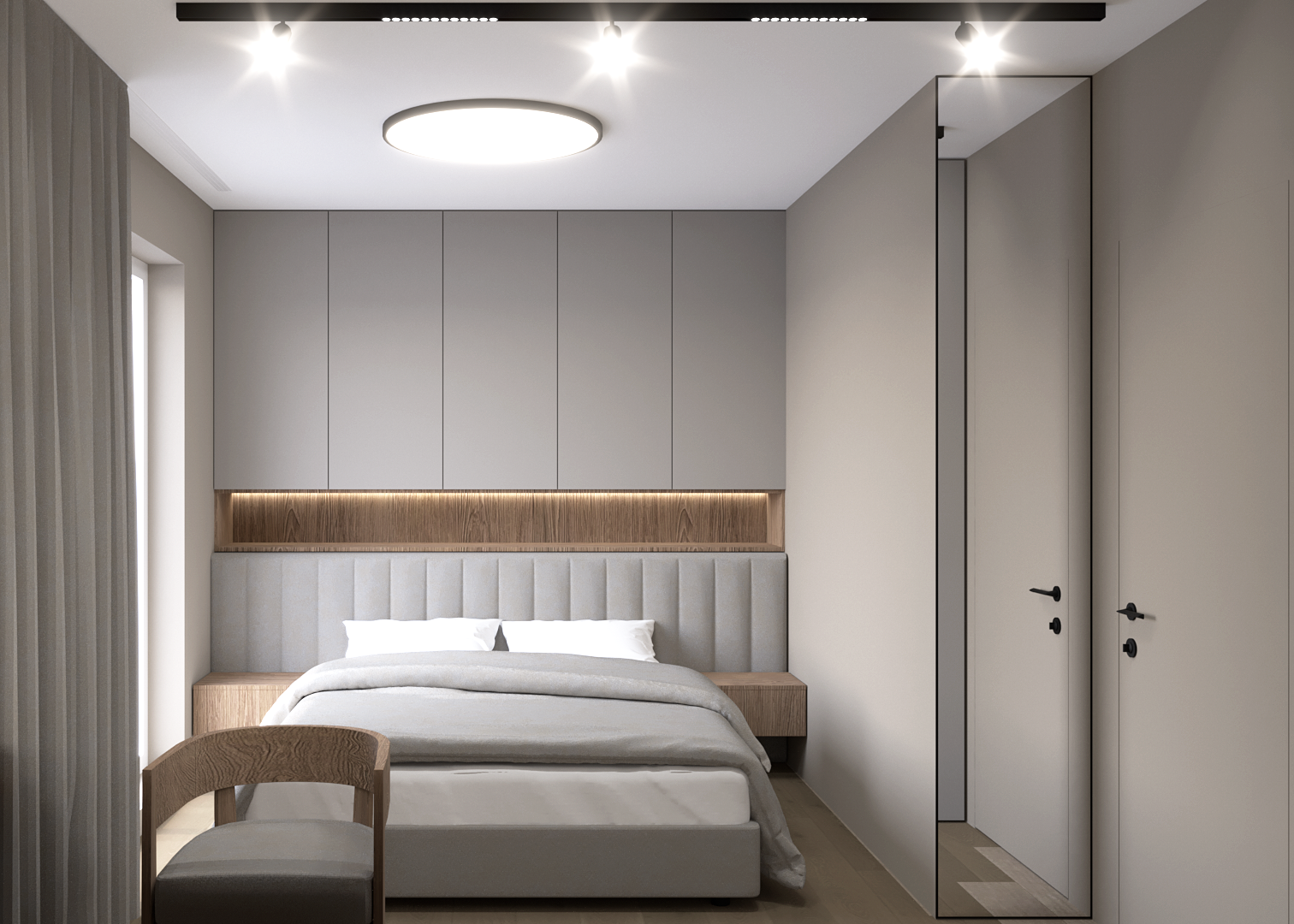 Квартира в Варшаве Спальня