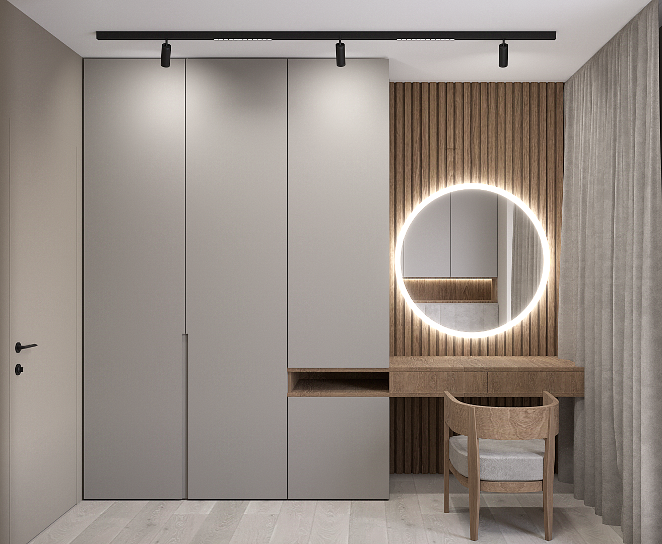 Квартира в Варшаве Спальня