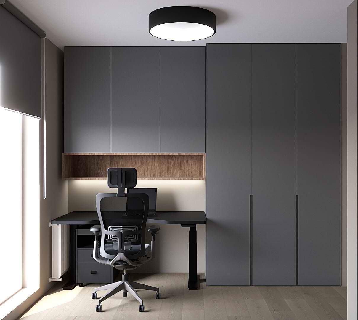 Квартира в Варшаве Кабинет