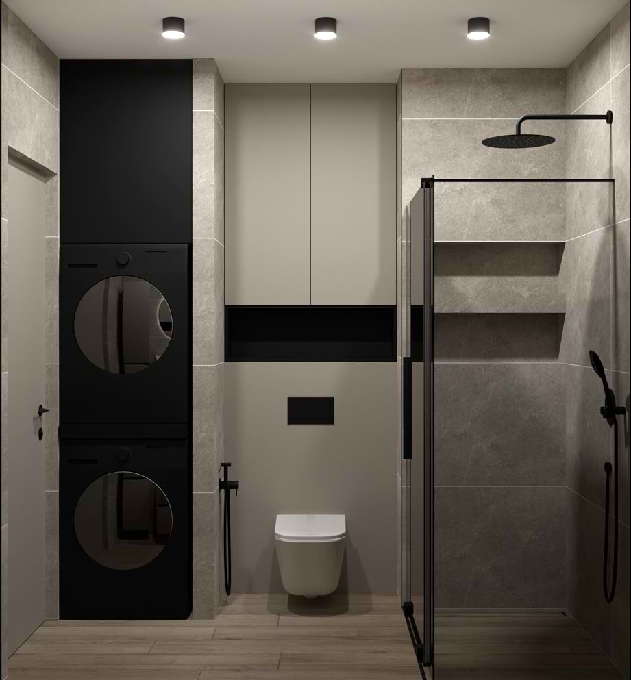 Квартира в Варшаве Душевая