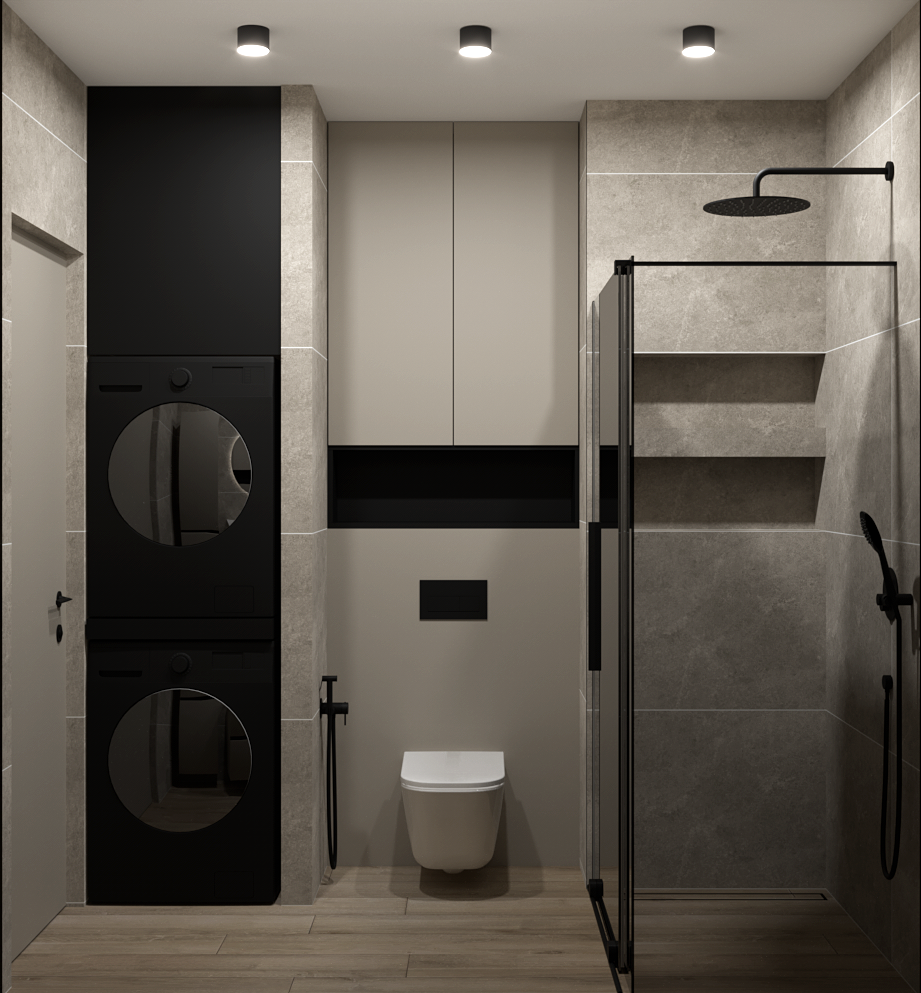 Квартира в Варшаве Душевая